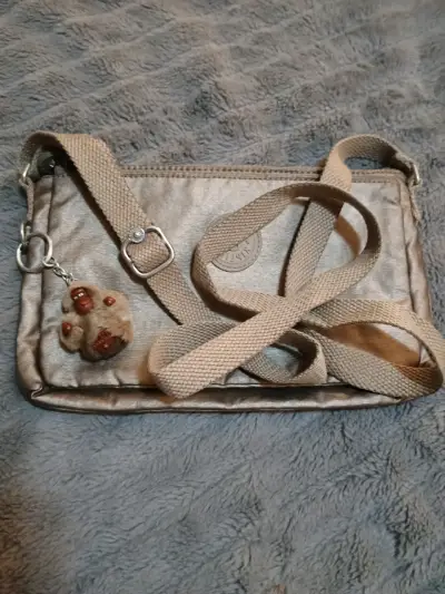 Cartera cruzada gris metálico - miniatura 6