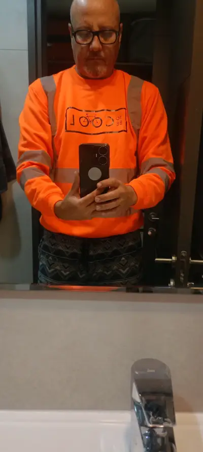 Polera reflectante naranja 'To Be Cool' - miniatura 6