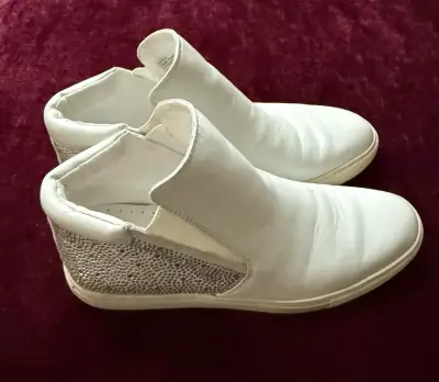 Zapatillas Kenneth  Cole  blancas con brillo - miniatura 1