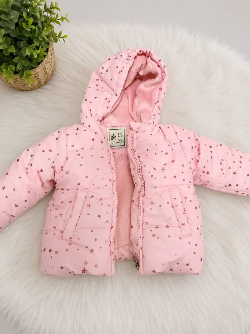 Chaqueta rosada de estrellas - 1