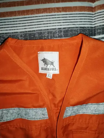 Chaleco de trabajo naranja reflectante - miniatura 2