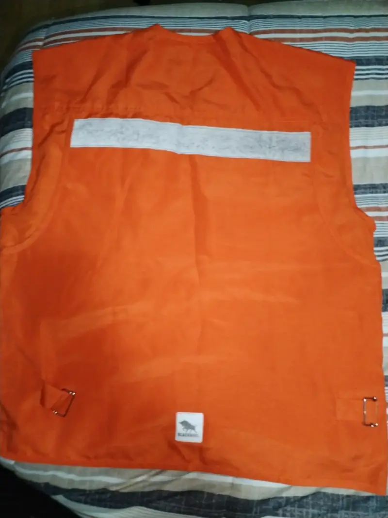 Chaleco de trabajo naranja reflectante - 3