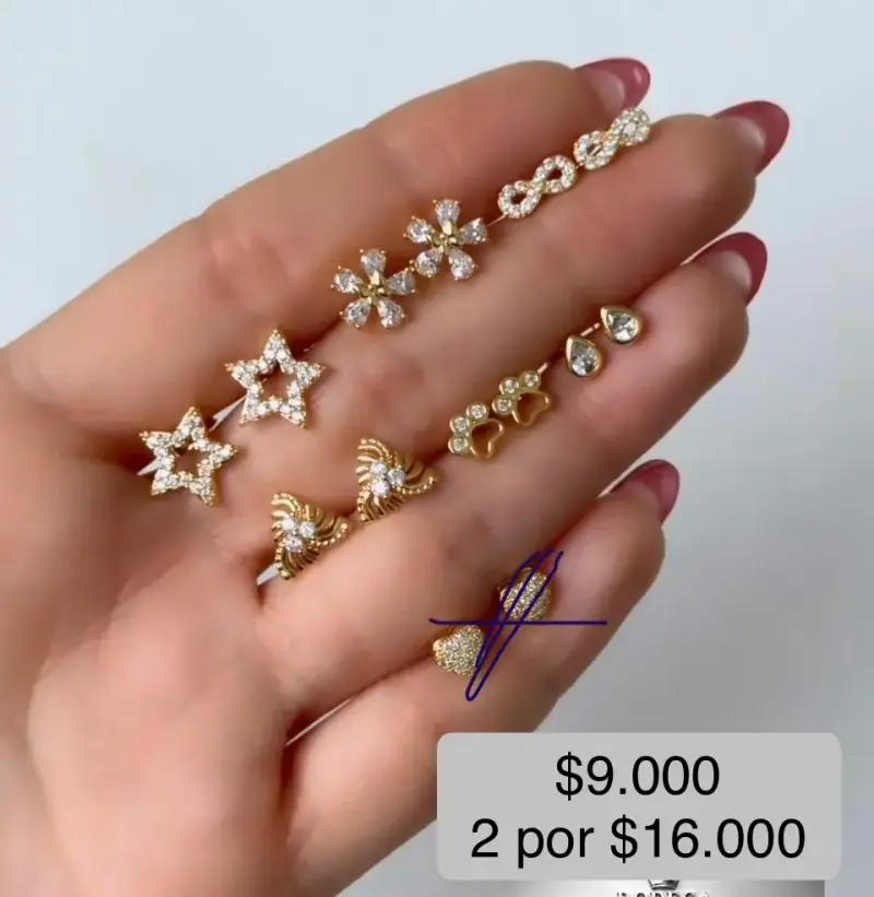 Joyas plata 925 y oro laminado - 4