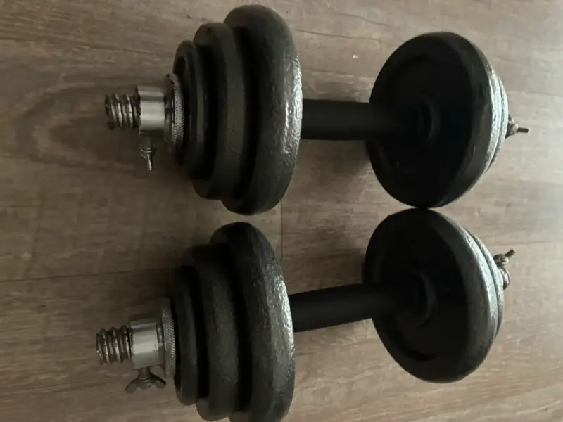 Mancuernas ajustables de hierro de 20k - 2