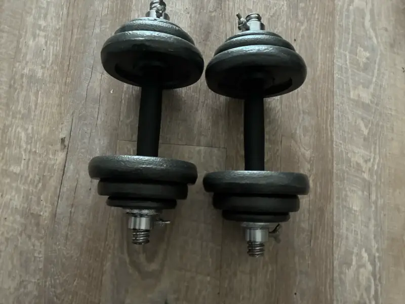 Mancuernas ajustables de hierro de 20k - 3