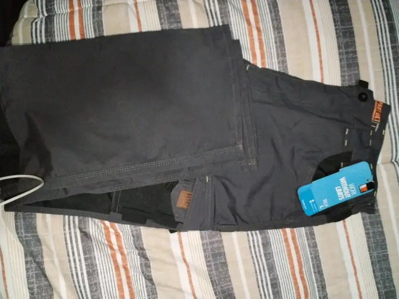 Pantalones de trabajo grises nuevos - 1