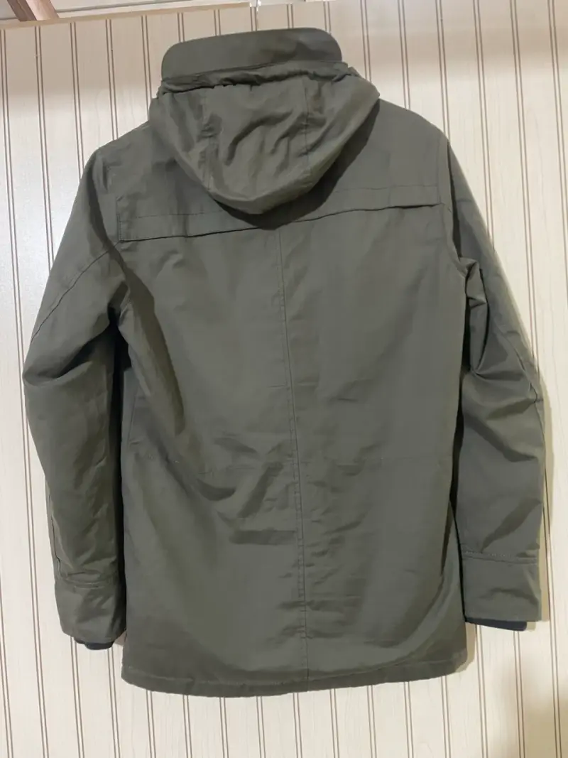 Parka verde con capucha - 2