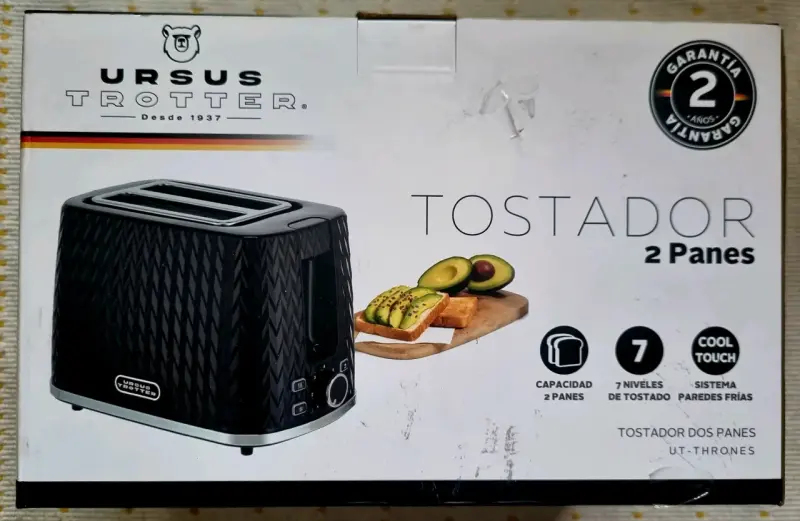 Tostador Ursus Trotter 2 panes