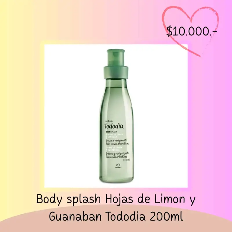 Body splash Hojas de Limón Natura