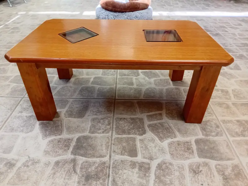 Mesa baja de madera - 4