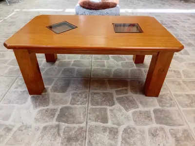 Mesa baja de madera - miniatura 4