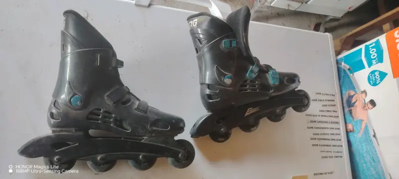 Patines en línea negros NRG - 1