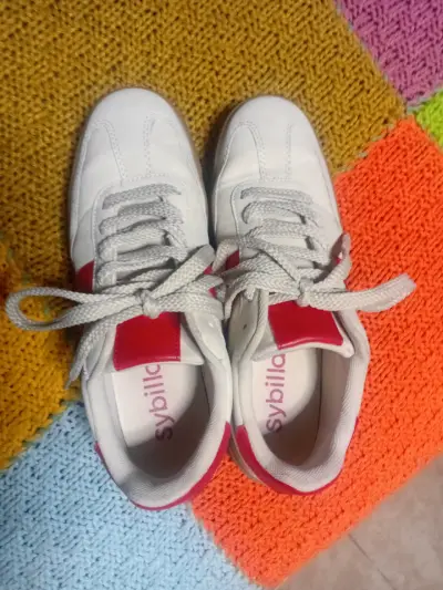 Zapatillas blancas talla 40 Sybilla - miniatura 2