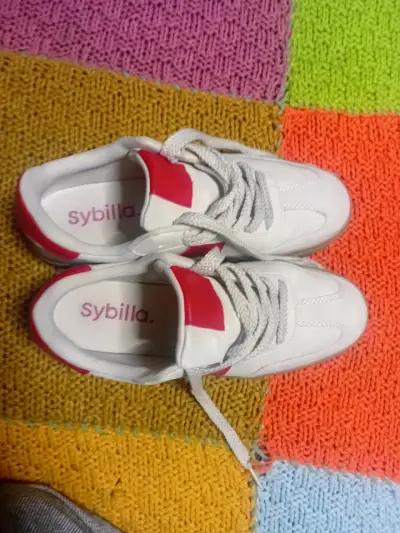 Zapatillas blancas talla 40 Sybilla - miniatura 5