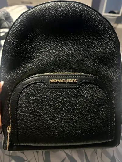 Mochila negra Michael Kors - miniatura 3