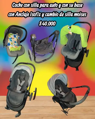 Coche travel Cybex gris - miniatura 2