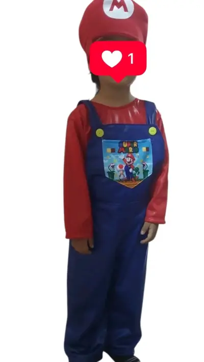 Disfraz infantil de Mario - miniatura 1
