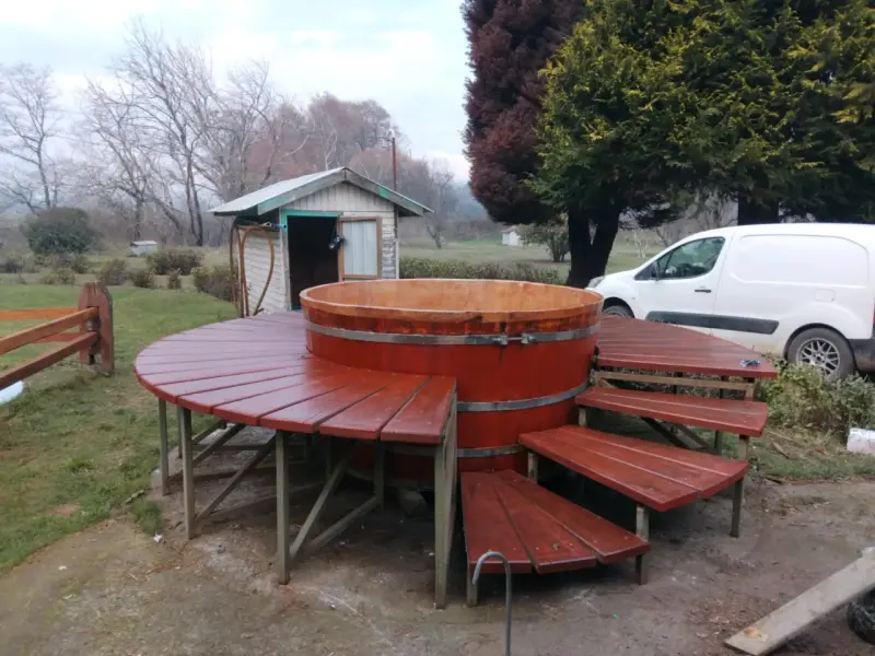 Hot tub exterior de madera - 2