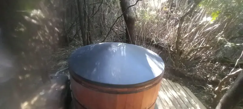 Hot tub exterior de madera - 4