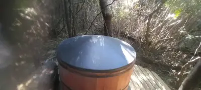 Hot tub exterior de madera - miniatura 4