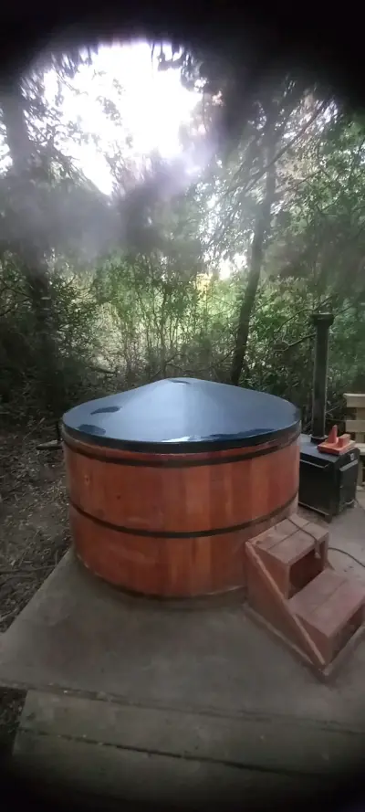 Hot tub exterior de madera - miniatura 5