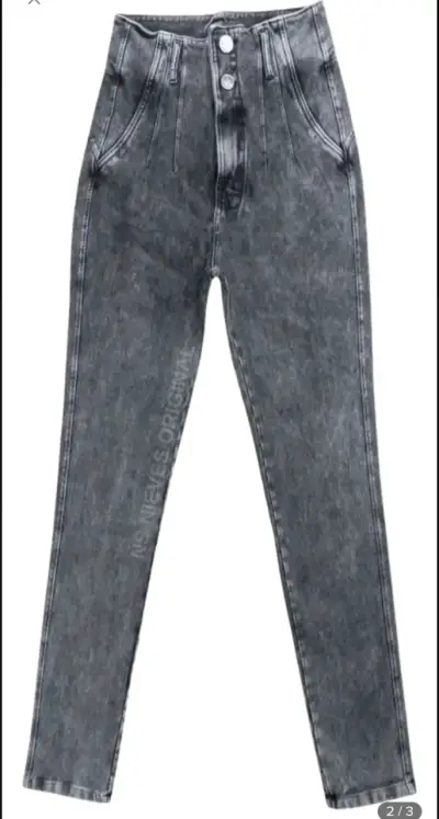 Jeans fajero grafito pretina lipo - miniatura 2