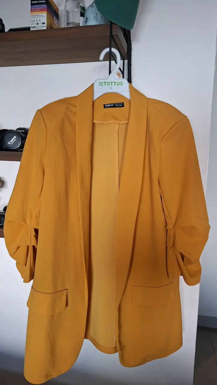 Blazer mostaza Shein para mujer - 1