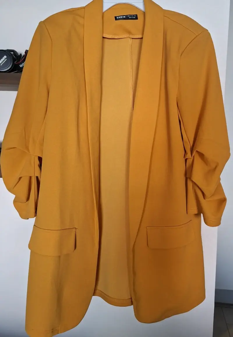 Blazer mostaza Shein para mujer - 2
