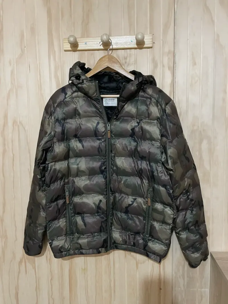 Parka camuflaje con capucha - 1