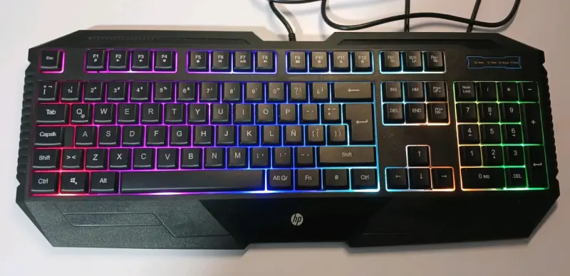 Teclado HP GK 1100 con RGB - 1