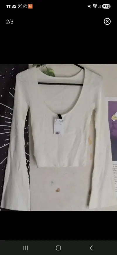 polera h&m S - miniatura 2