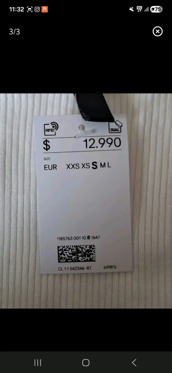 polera h&m S - 3