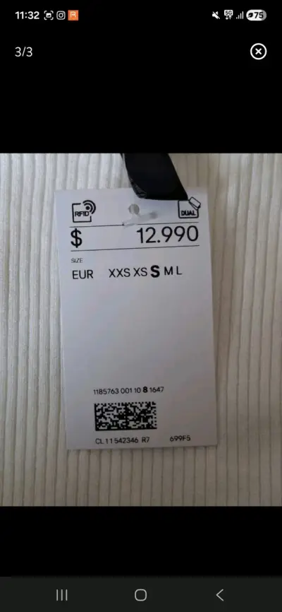 polera h&m S - miniatura 3