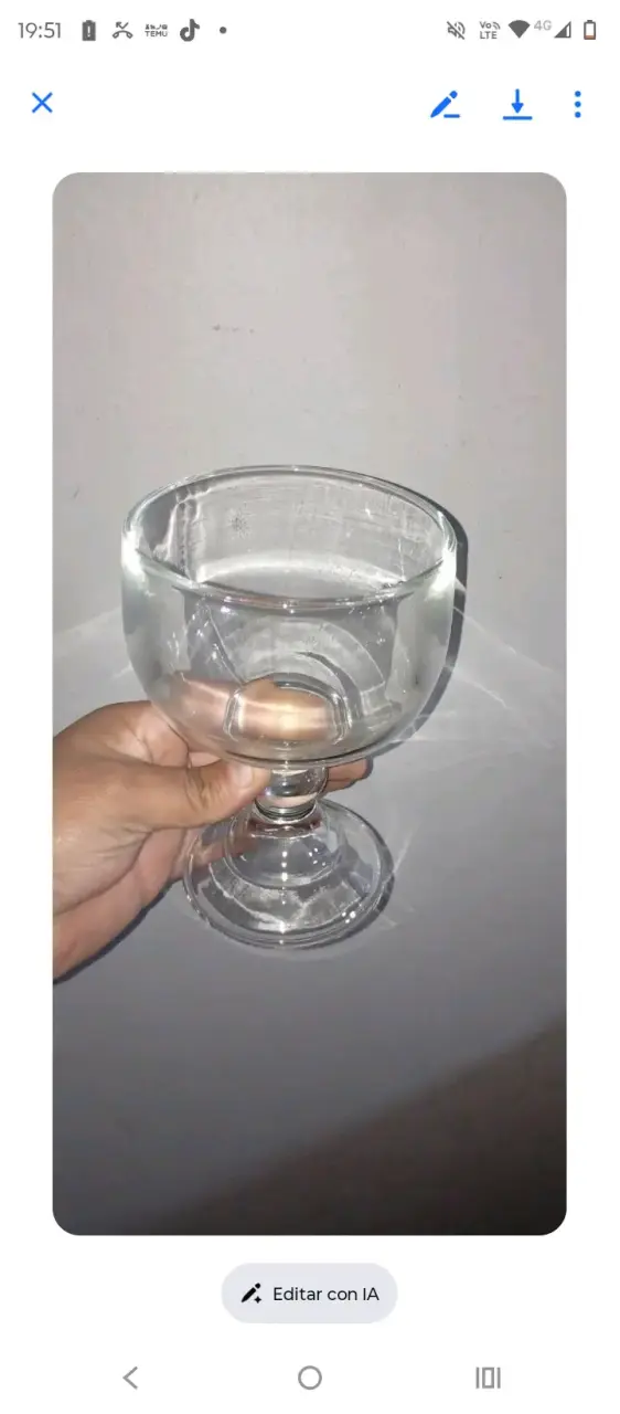 Juego de copas cristal tallado - 2
