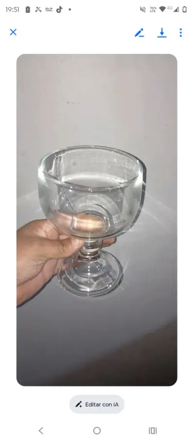 Juego de copas cristal tallado - miniatura 2