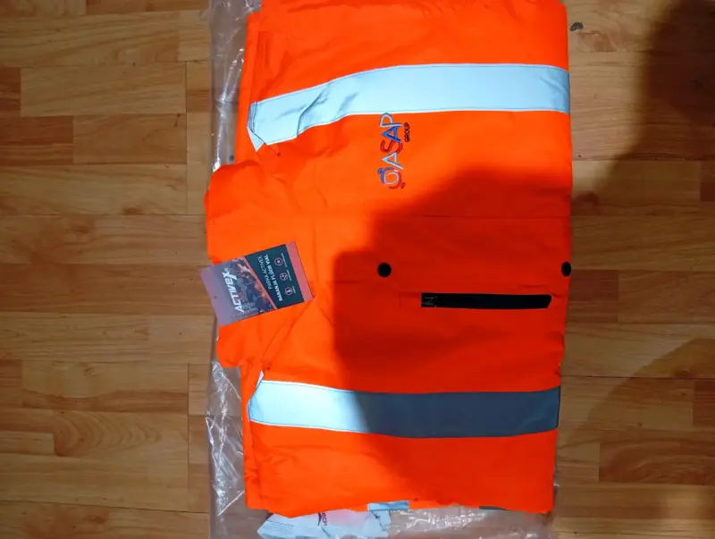Chaqueta reflectante naranja Actmex - 1