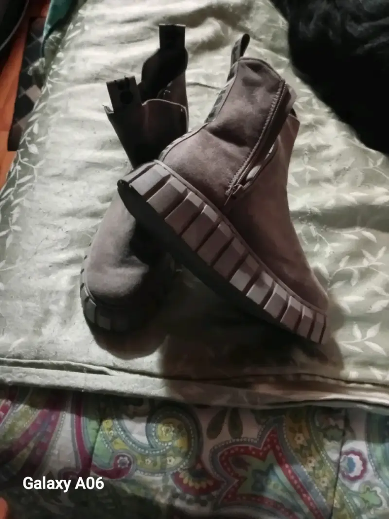 Botines de gamuza marrón - 2