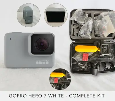 Cámara Wi-fi Gopro Hero 7 Blanca De 10 Mp Full Hd - miniatura 5