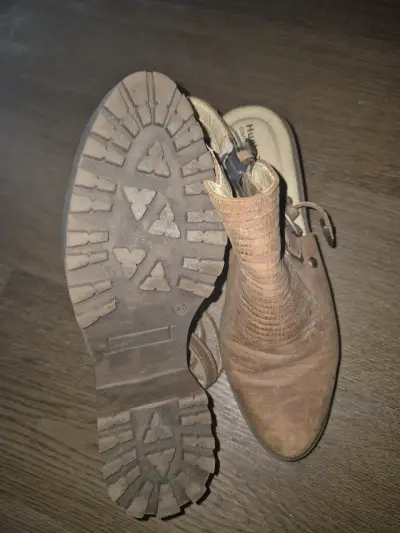 Botines de cuero marrón - miniatura 3