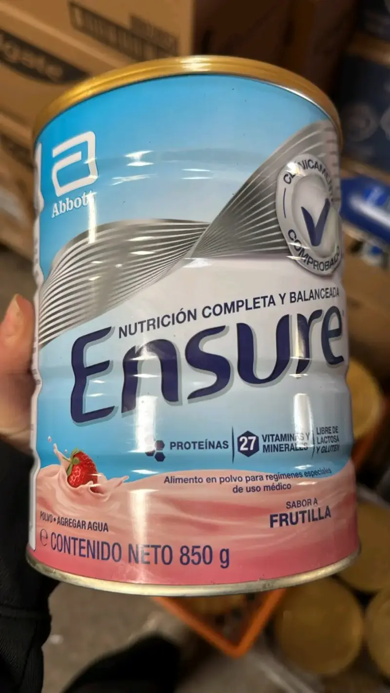 Polvo nutricional Ensure frutilla - 1