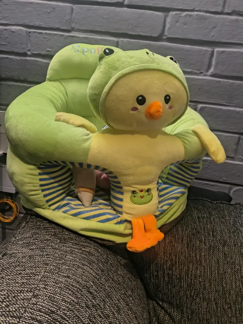 Sillón de aprendizaje infantil verde - 3