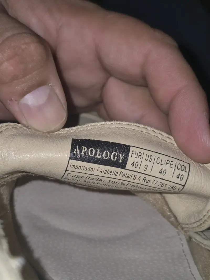 Mocasines de cuero beige - 3
