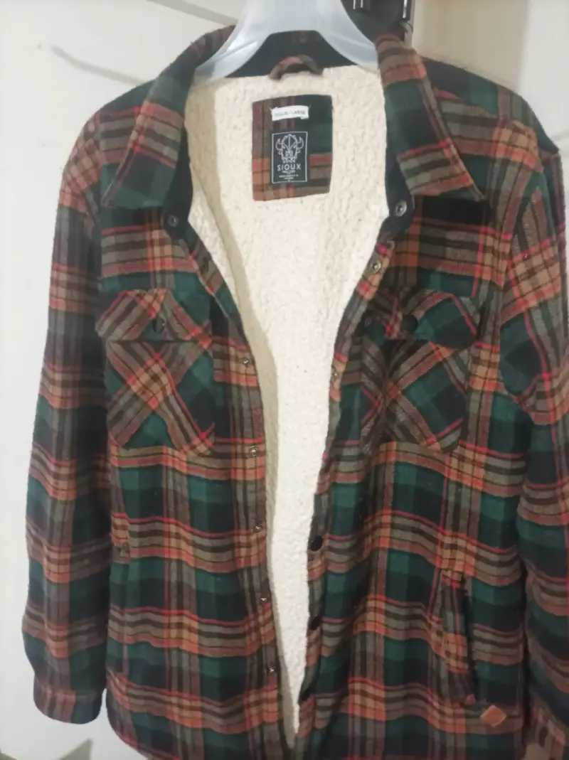 Chaqueta de franela forrada - 1