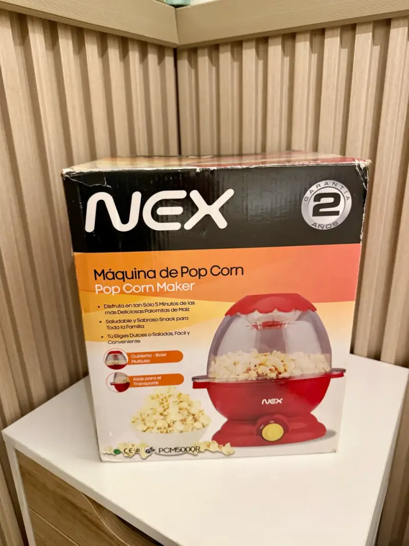 Máquina de Pop Corn NEX roja - 1