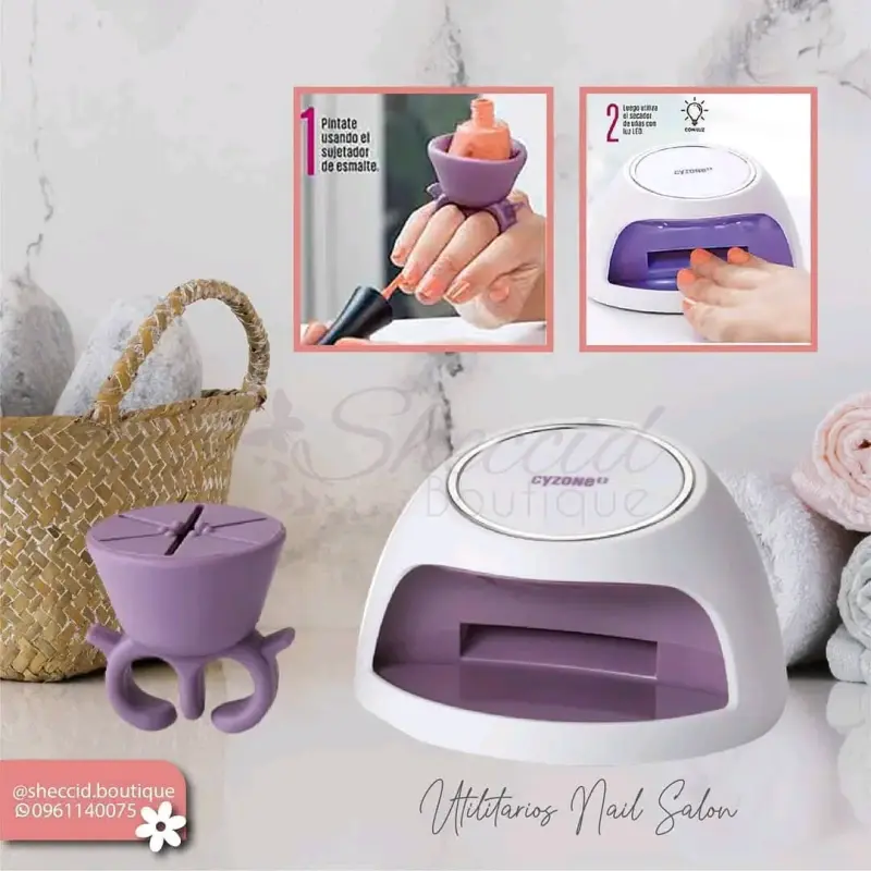 Kit de uñas con secador LED