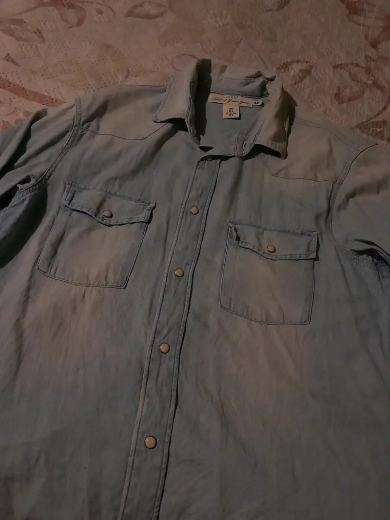 Camisa de mezclilla celeste