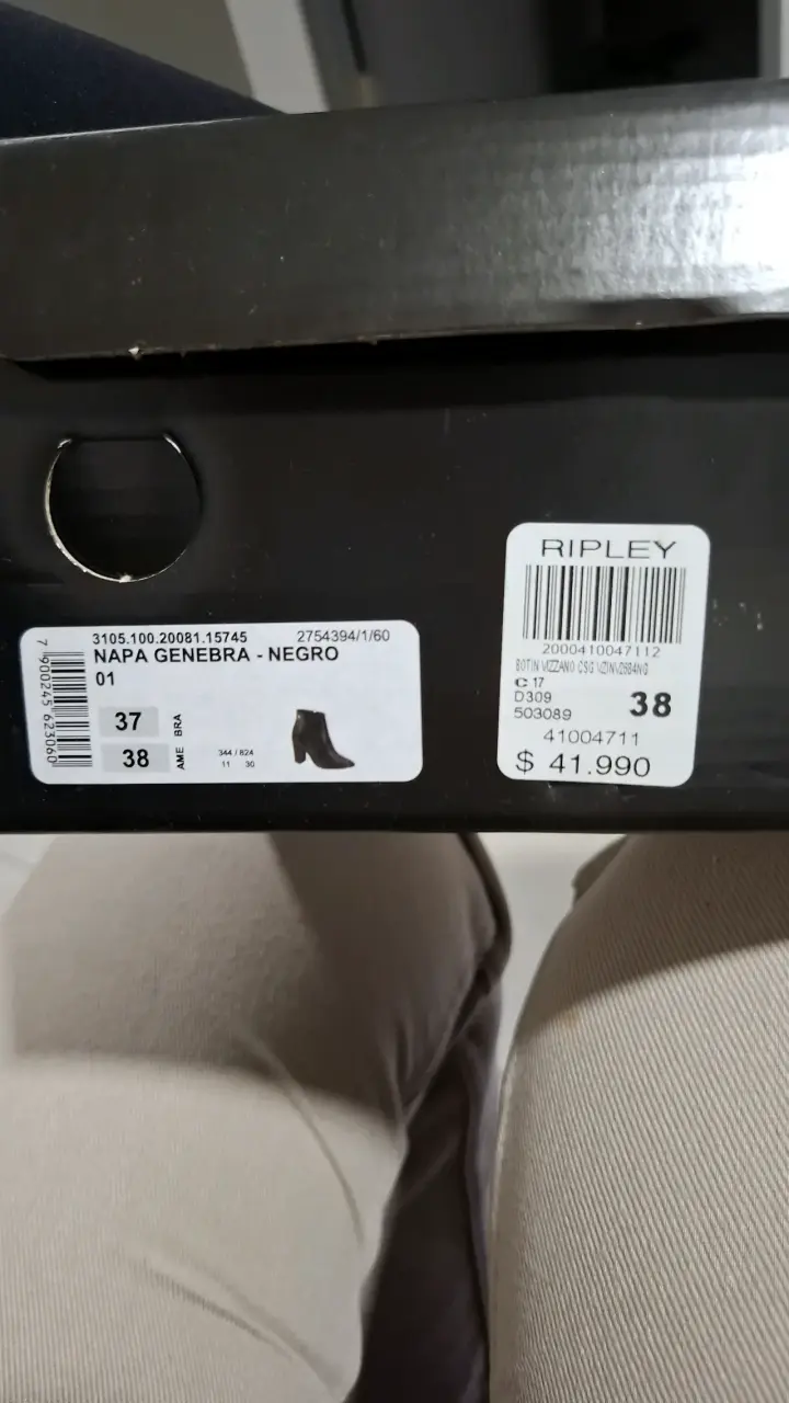 Botines negros Vizzano 38 - 6