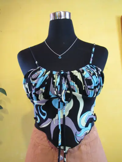Top crop estampado - miniatura 1