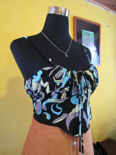 Top crop estampado - miniatura 2
