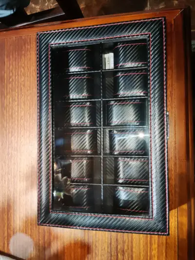 Organizador de relojes con tapa vidrio - miniatura 1